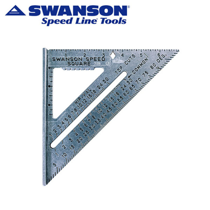 스완슨 퀵스퀘어 SO101 알루미늄 삼각자 직각자