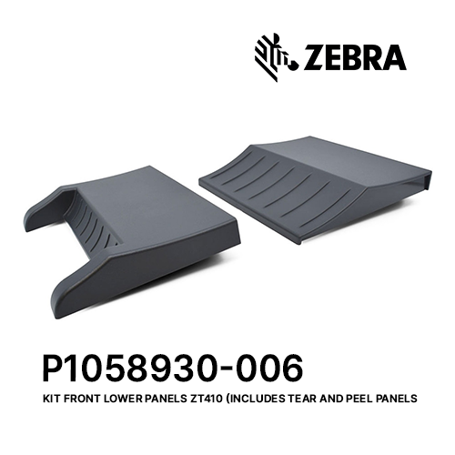 ZEBRA P1058930-006 [Kit Front Lower Panels ZT410 (includes tear and peel panels]