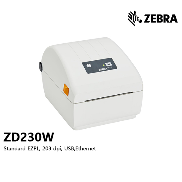 Zebra ZD230W [DT ZD230; Standard EZPL, 203 dpi, USB,Ethernet]감열전용