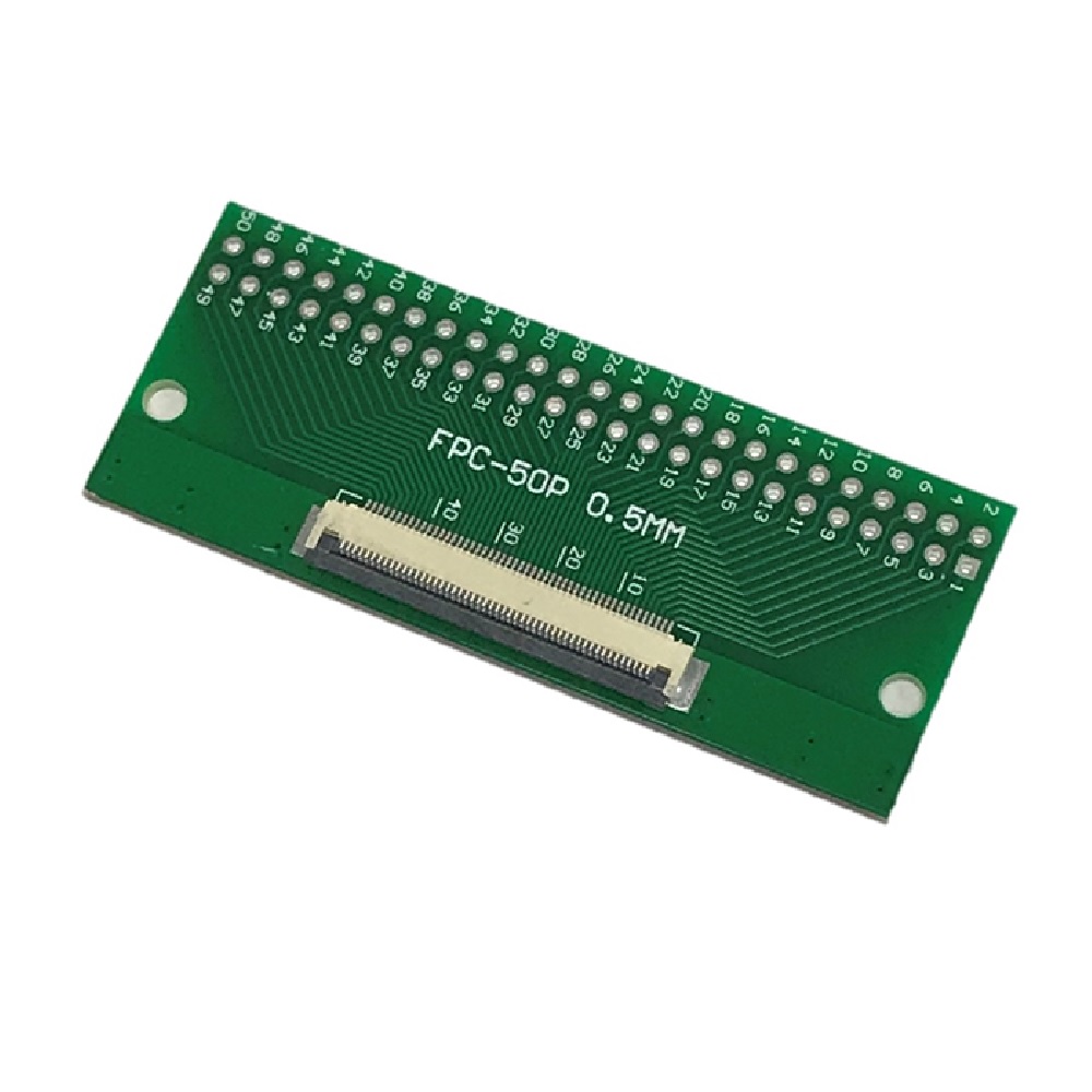 FPC FFC 50핀 0.5mm 케이블 커넥터 PCB 변환 기판 (HAC6920)
