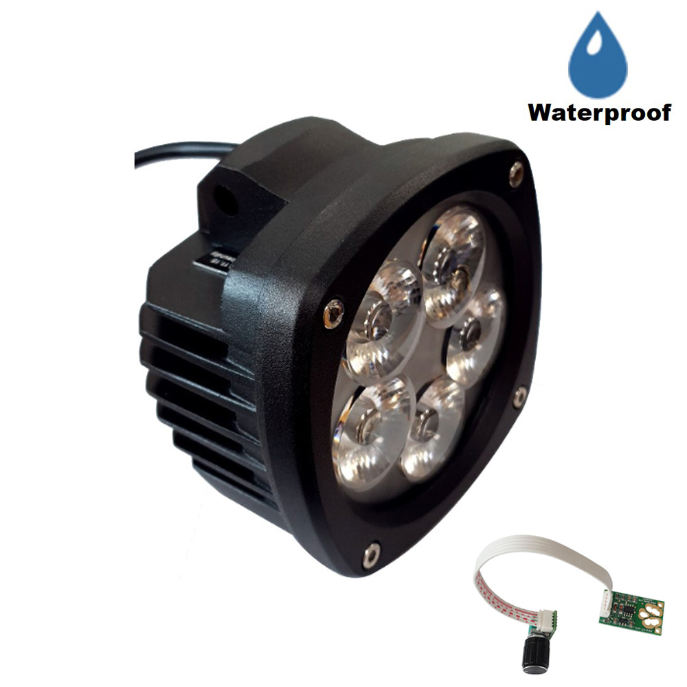 달초롱 50W 12V 24V 방수 스포트 LED서치라이트 흰색 집어등 작업등 (HCL4017)