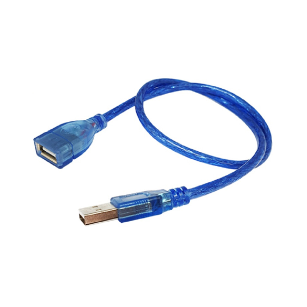 USB-A 수 to 암 커넥터 연장 전원 충전 통신 쉴드 케이블 50cm (HAM3418)