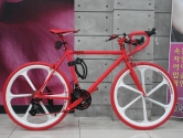 [튜닝자전거]  비스타 레드 DR21 드롭바 싸이클 로드자전거